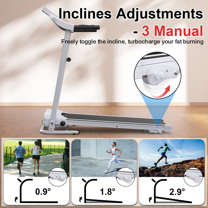 Cinta de Correr Plegable con Bluetooth y Ajuste de Inclinación Treadmill With Incline