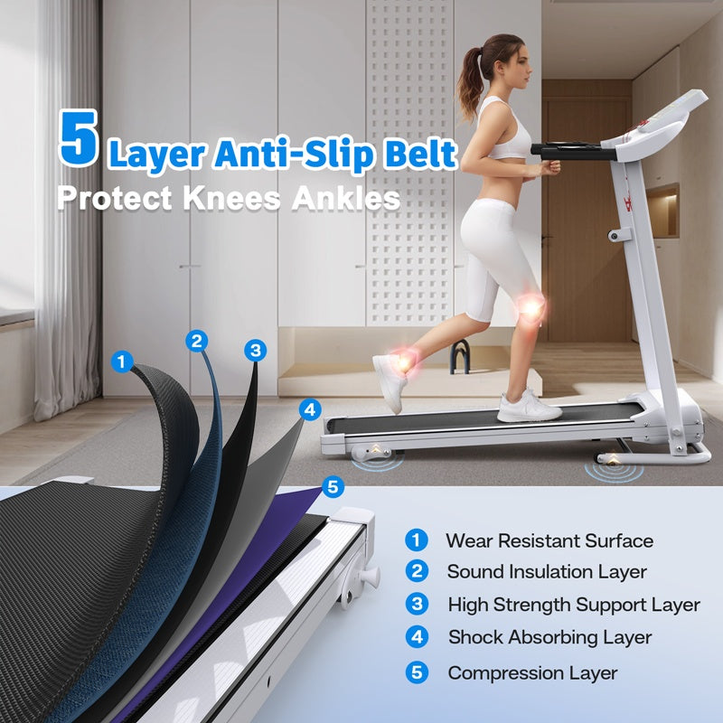 Cinta de Correr Plegable con Bluetooth y Ajuste de Inclinación Treadmill With Incline