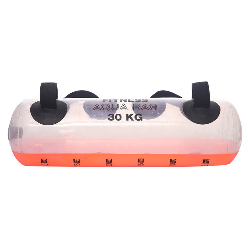 Dumbbell Water Bag Transparente — Peso a tu medida