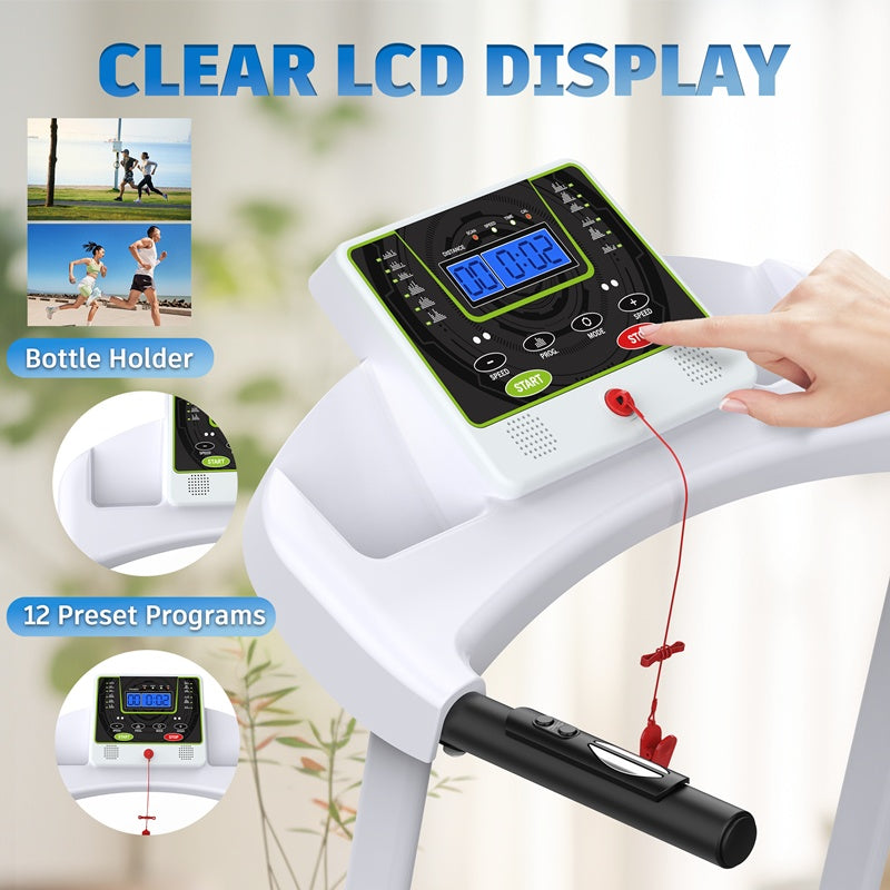 Cinta de Correr Plegable con Bluetooth y Ajuste de Inclinación Treadmill With Incline